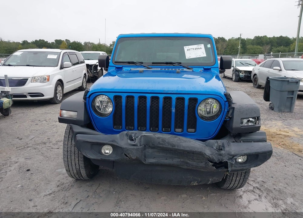2022 JEEP WRANGLER UNLIMITED SPORT VIN: 1C4HJXDN5NW163679