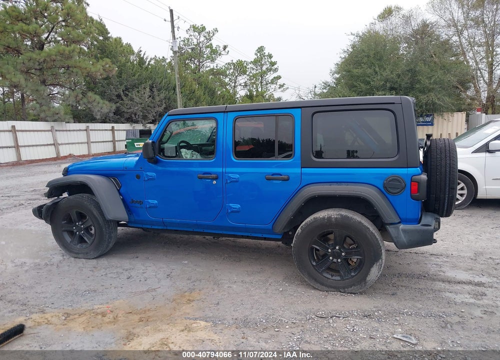 2022 JEEP WRANGLER UNLIMITED SPORT VIN: 1C4HJXDN5NW163679