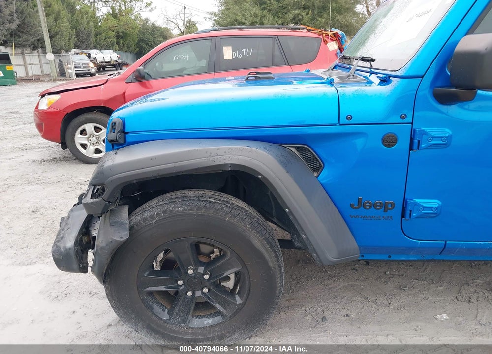 2022 JEEP WRANGLER UNLIMITED SPORT VIN: 1C4HJXDN5NW163679