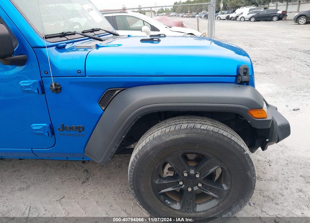 2022 JEEP WRANGLER UNLIMITED SPORT VIN: 1C4HJXDN5NW163679