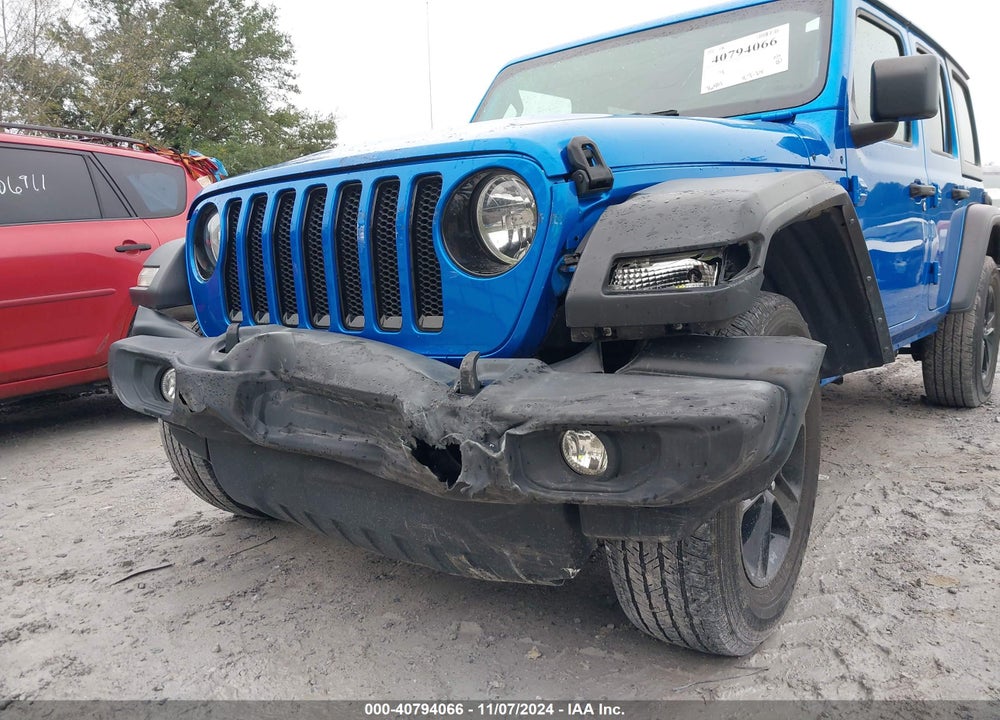 2022 JEEP WRANGLER UNLIMITED SPORT VIN: 1C4HJXDN5NW163679
