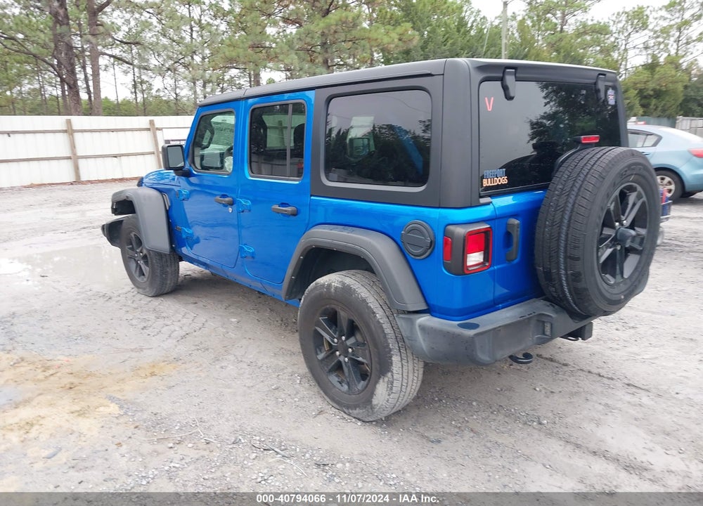 2022 JEEP WRANGLER UNLIMITED SPORT VIN: 1C4HJXDN5NW163679