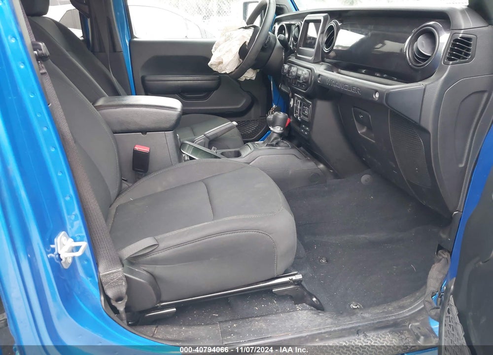2022 JEEP WRANGLER UNLIMITED SPORT VIN: 1C4HJXDN5NW163679