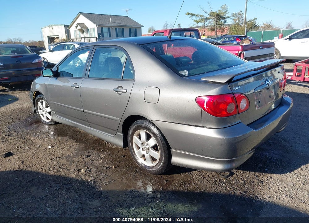 2007 TOYOTA COROLLA S VIN: 2T1BR32E67C768882