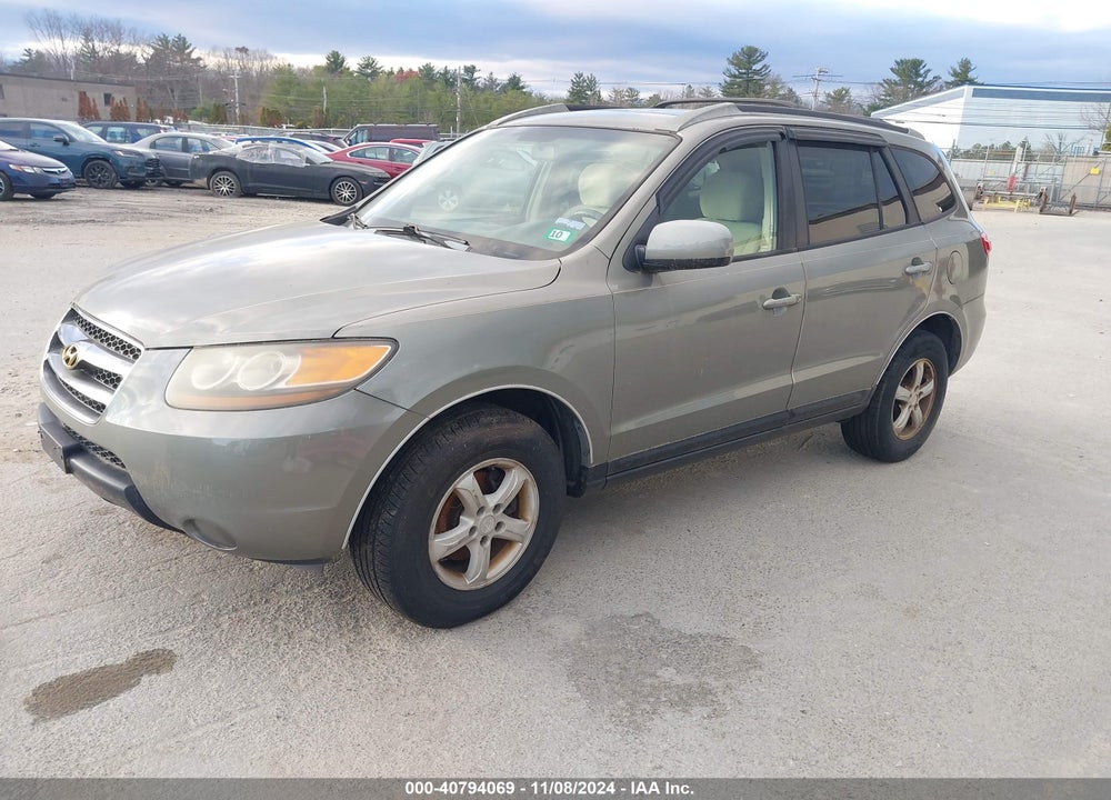 2007 HYUNDAI SANTA FE GLS VIN: 5NMSG13D87H108143