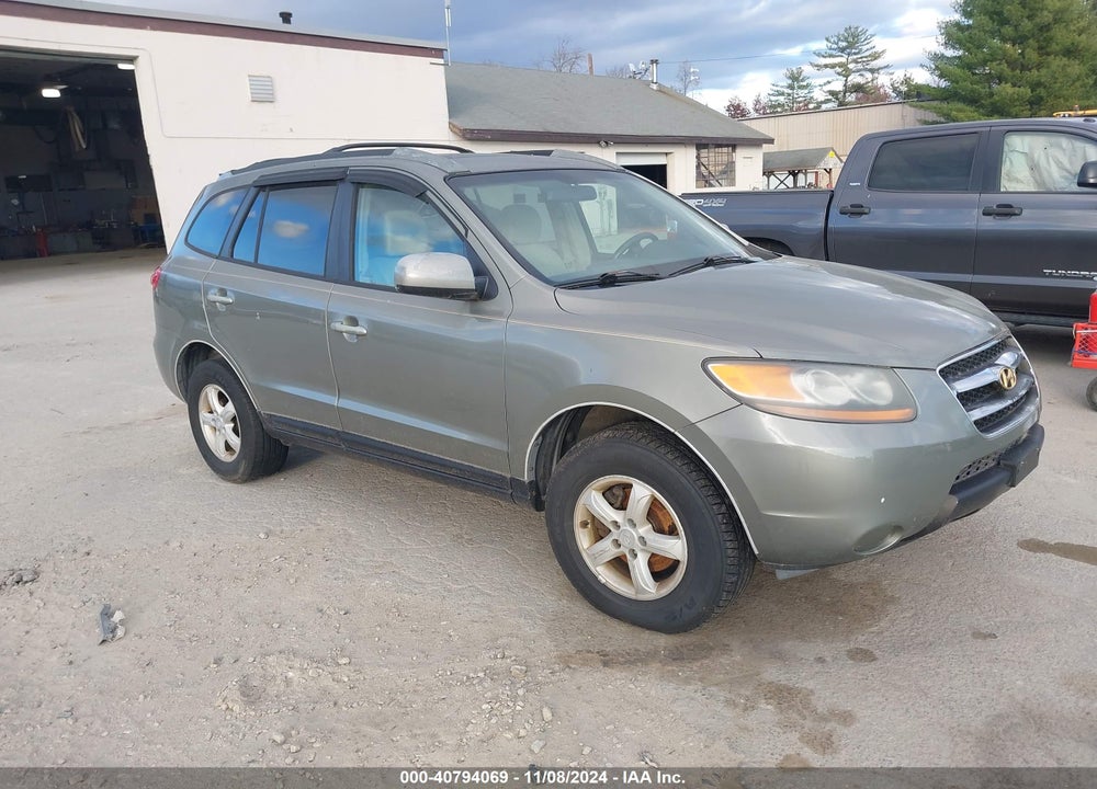 2007 HYUNDAI SANTA FE GLS VIN: 5NMSG13D87H108143