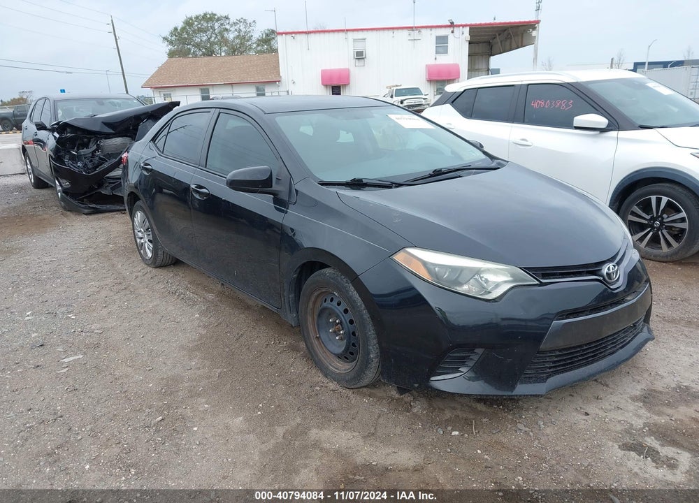2015 TOYOTA COROLLA LE VIN: 2T1BURHE2FC253725