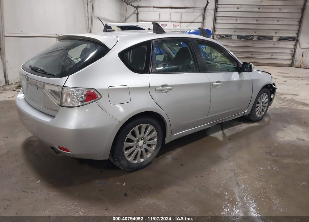 2008 SUBARU IMPREZA 2.5I VIN: JF1GH61678H829552