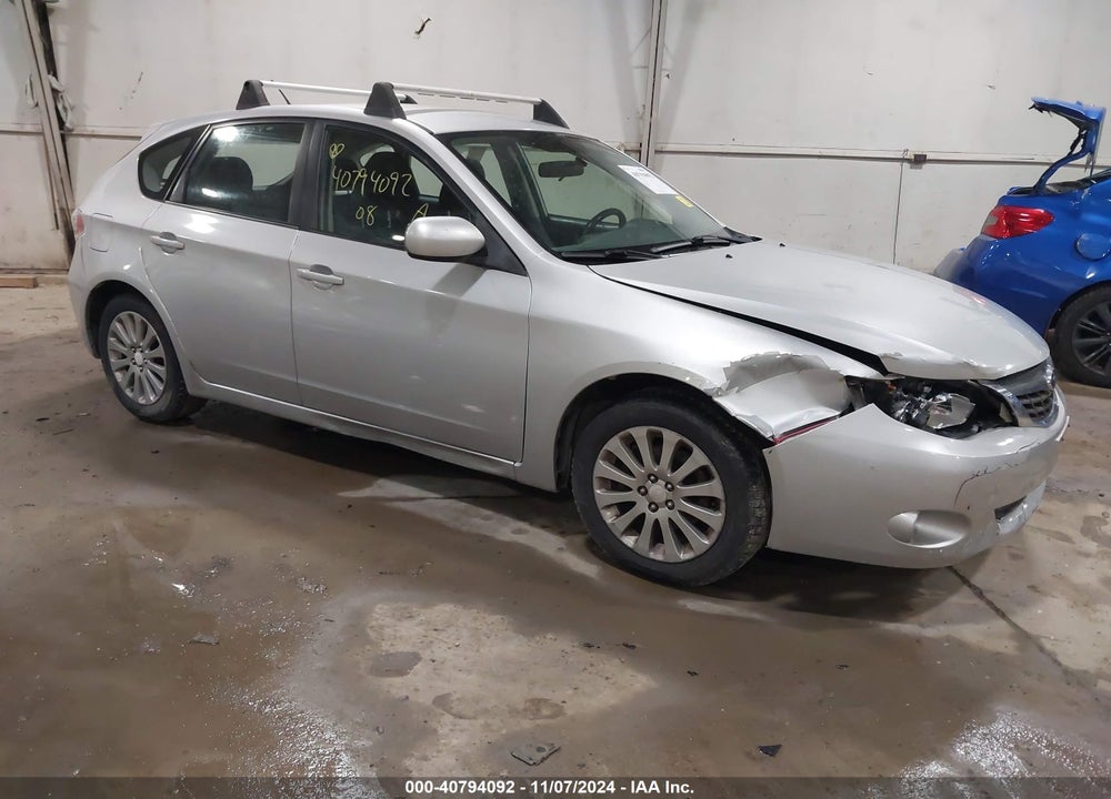 2008 SUBARU IMPREZA 2.5I VIN: JF1GH61678H829552