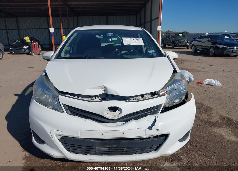 2012 TOYOTA YARIS LE VIN: JTDKTUD30CD518408