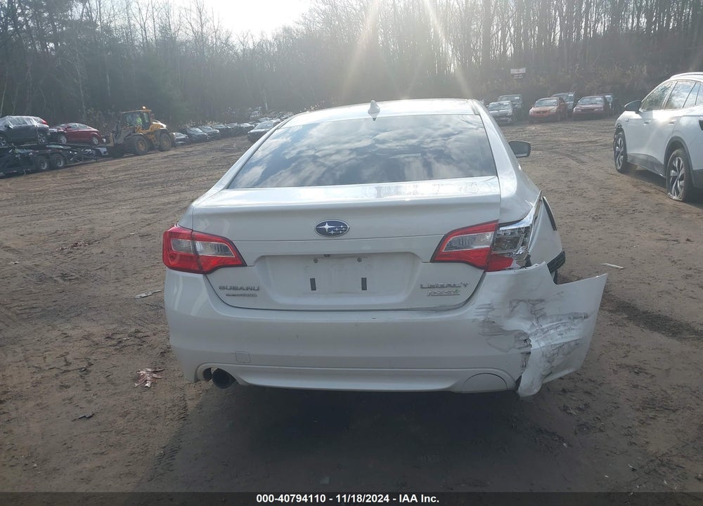 2016 SUBARU LEGACY 2.5I LIMITED VIN: 4S3BNAN68G3022284