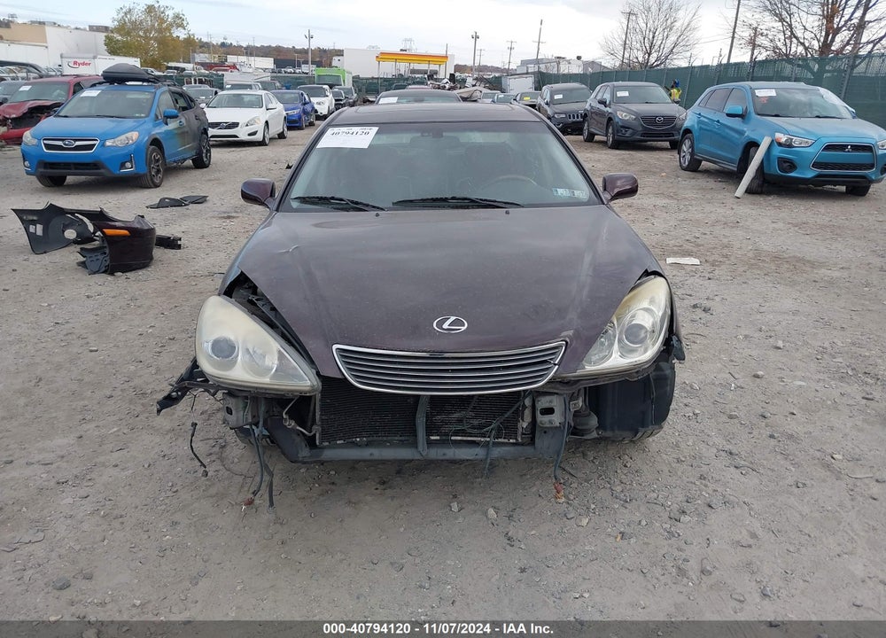 2006 LEXUS ES 330 VIN: JTHBA30G365172859