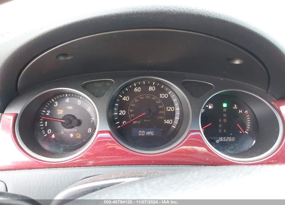 2006 LEXUS ES 330 VIN: JTHBA30G365172859