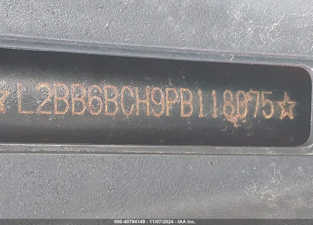 2023 BAODIAO 6 LINES VIN: L2BB6BCH9PB118075