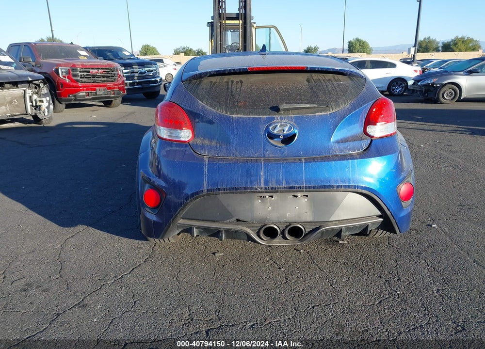 2016 HYUNDAI VELOSTER TURBO R-SPEC VIN: KMHTC6AE6GU297503