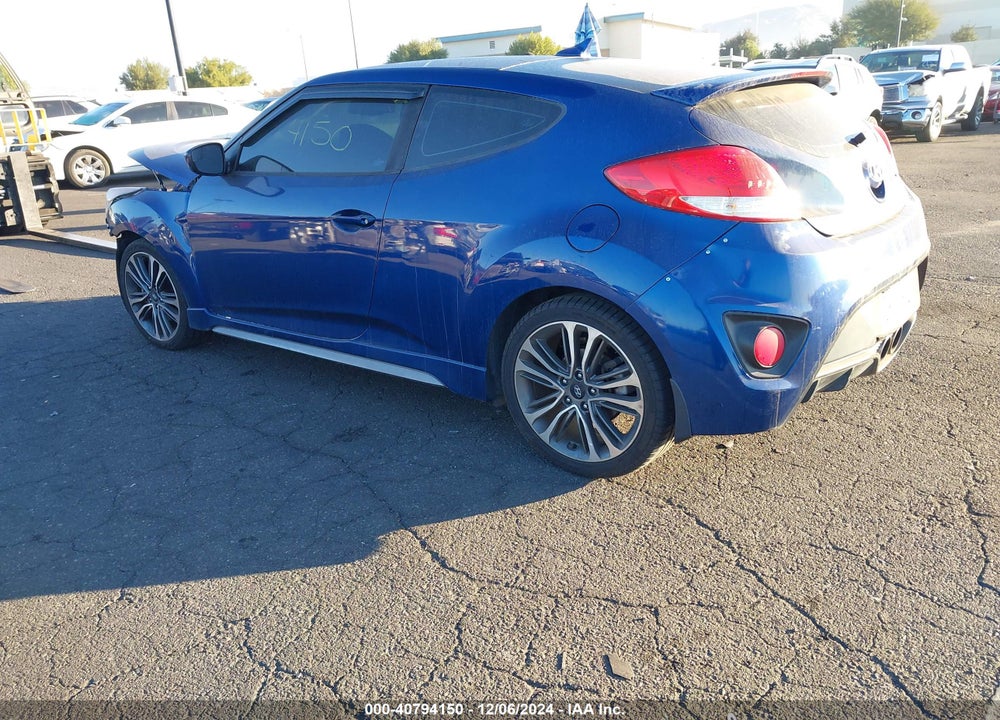 2016 HYUNDAI VELOSTER TURBO R-SPEC VIN: KMHTC6AE6GU297503