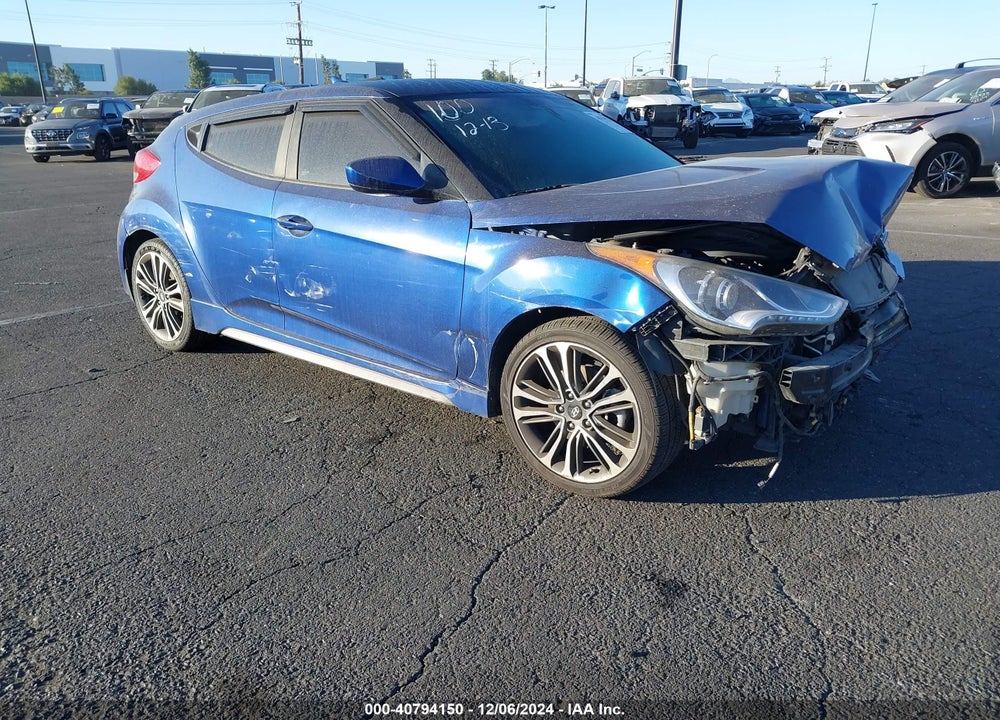 2016 HYUNDAI VELOSTER TURBO R-SPEC VIN: KMHTC6AE6GU297503