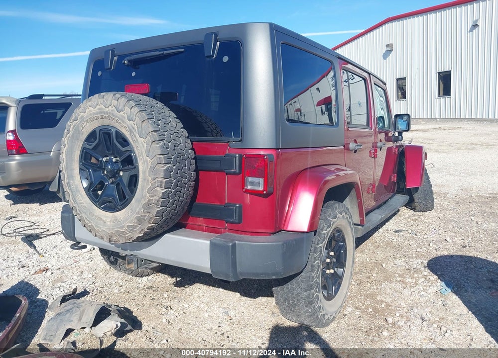 2012 JEEP WRANGLER UNLIMITED SAHARA VIN: 1C4BJWEG1CL205893
