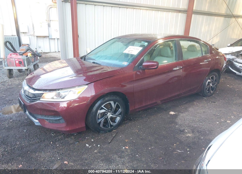 2016 HONDA ACCORD LX VIN: 1HGCR2F34GA181335