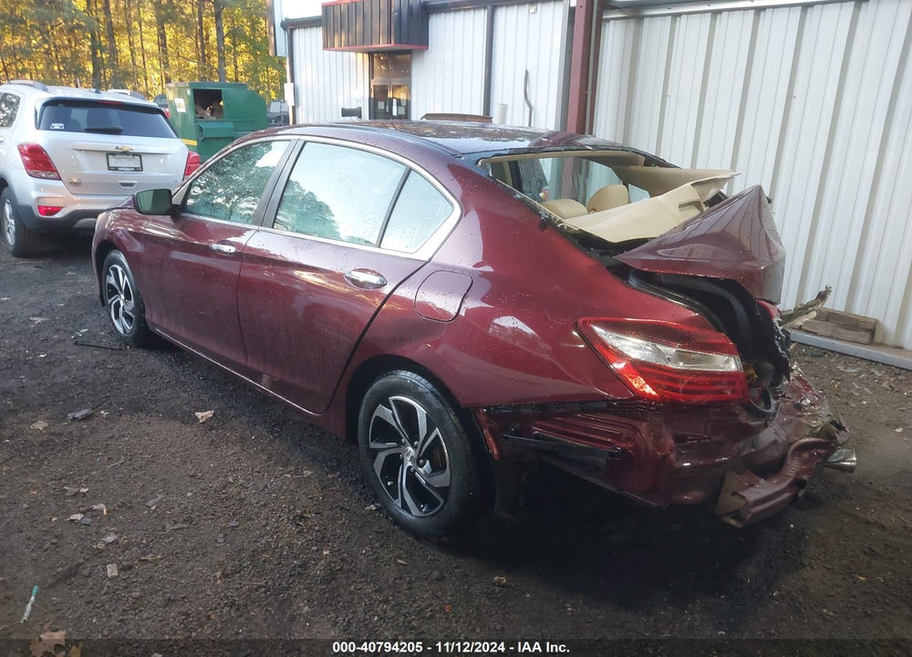2016 HONDA ACCORD LX VIN: 1HGCR2F34GA181335