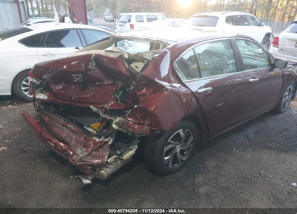 2016 HONDA ACCORD LX VIN: 1HGCR2F34GA181335