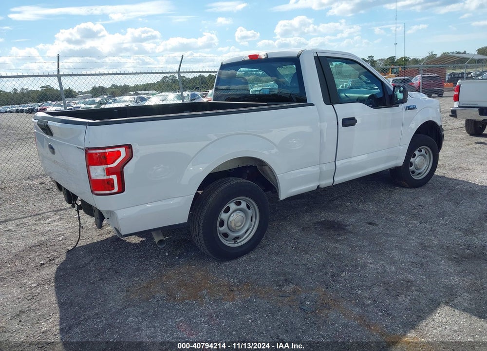 2019 FORD F-150 XL VIN: 1FTMF1CB4KKE51510