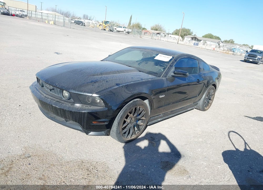 2012 FORD MUSTANG GT PREMIUM VIN: 1ZVBP8CF2C5208954