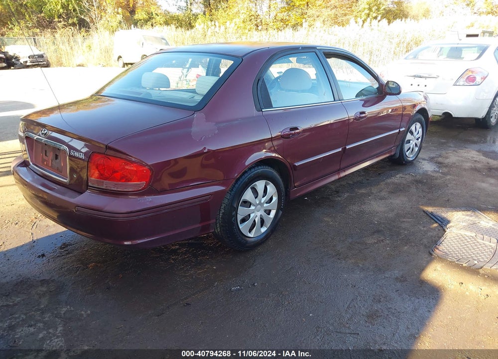 2004 HYUNDAI SONATA BASE (A4) VIN: KMHWF25S24A914003