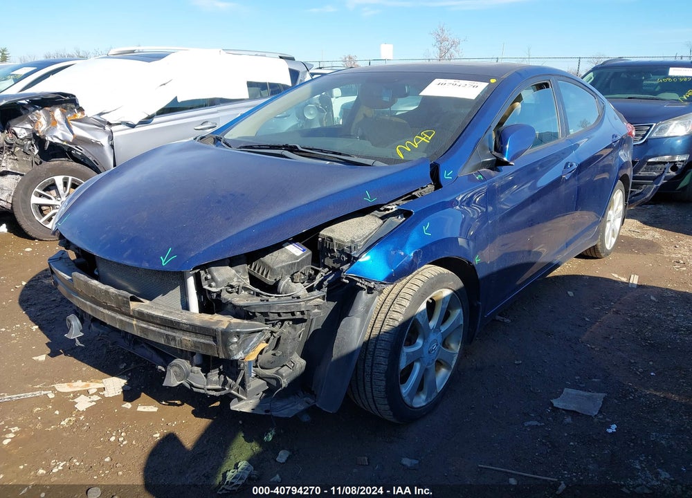 2013 HYUNDAI ELANTRA LIMITED VIN: KMHDH4AE8DU785308