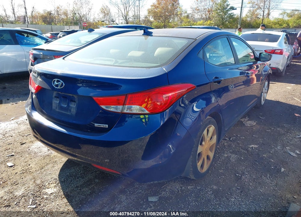 2013 HYUNDAI ELANTRA LIMITED VIN: KMHDH4AE8DU785308