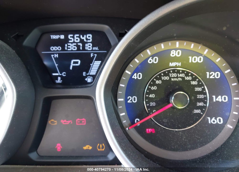 2013 HYUNDAI ELANTRA LIMITED VIN: KMHDH4AE8DU785308