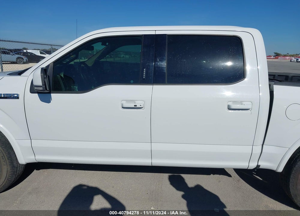 2018 FORD F-150 LARIAT VIN: 1FTEW1E55JFB33317