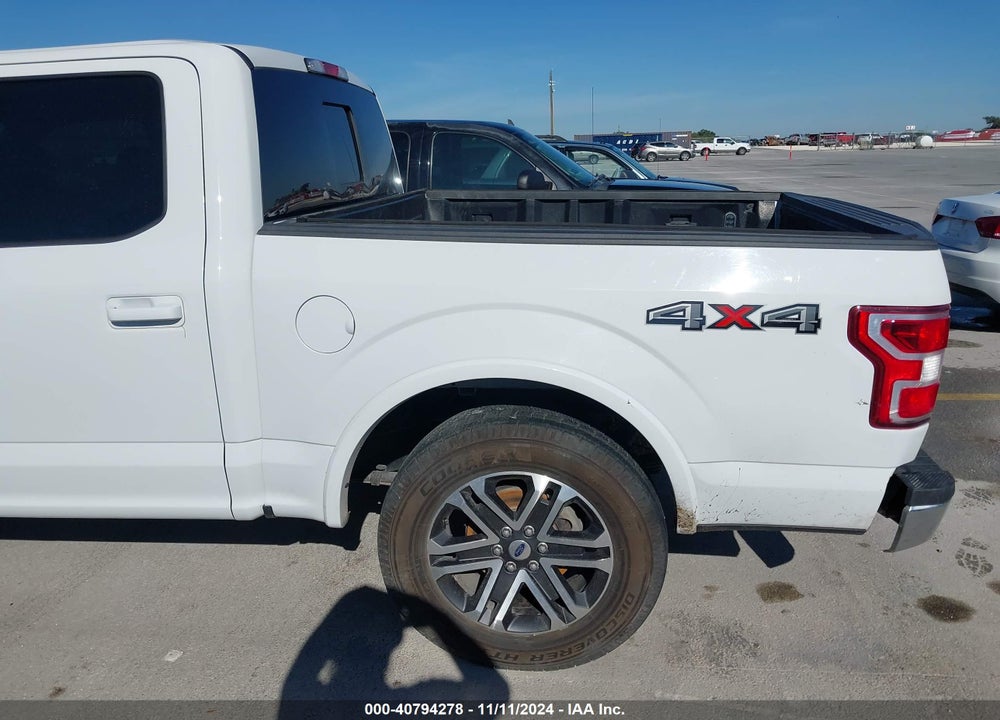 2018 FORD F-150 LARIAT VIN: 1FTEW1E55JFB33317