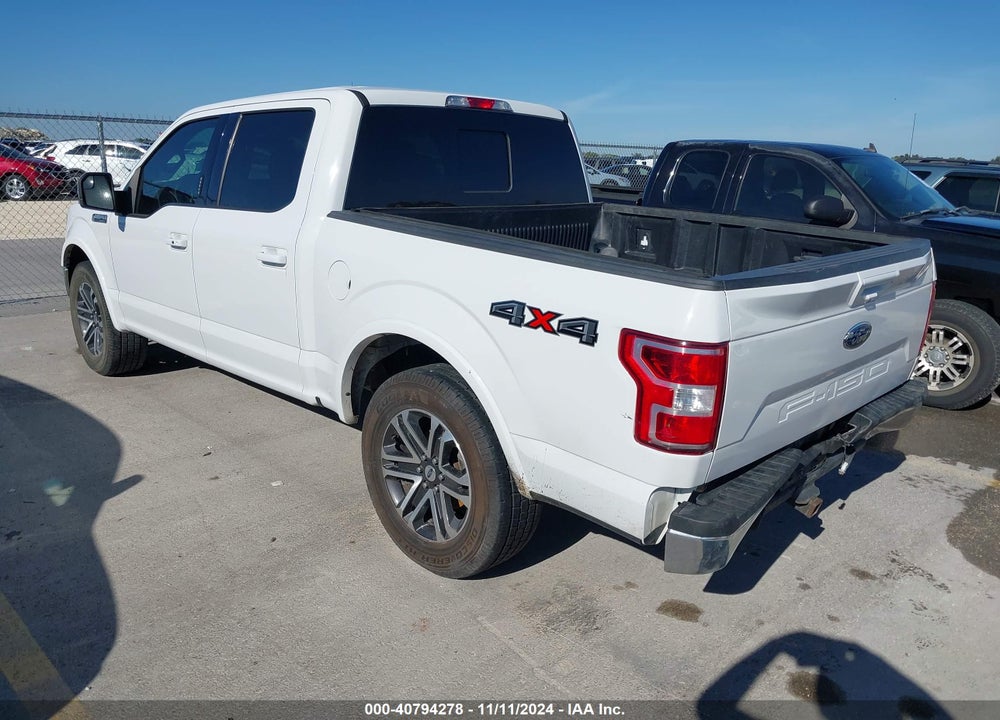 2018 FORD F-150 LARIAT VIN: 1FTEW1E55JFB33317