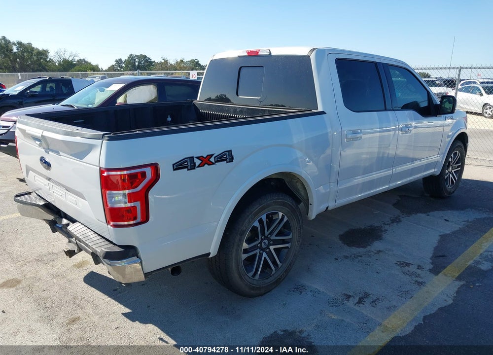 2018 FORD F-150 LARIAT VIN: 1FTEW1E55JFB33317