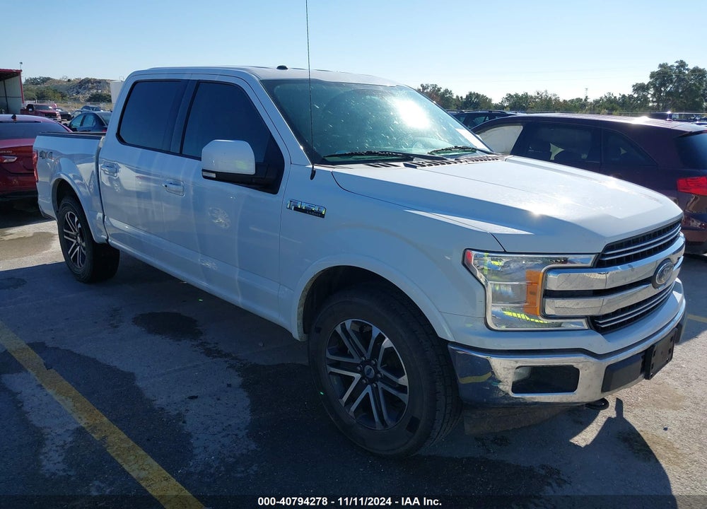 2018 FORD F-150 LARIAT VIN: 1FTEW1E55JFB33317