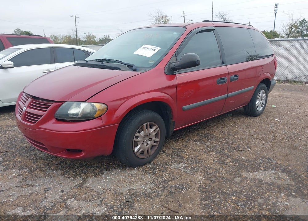 2005 DODGE CARAVAN SE VIN: 1D4GP25B05B376356