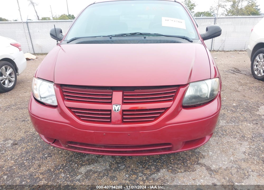 2005 DODGE CARAVAN SE VIN: 1D4GP25B05B376356