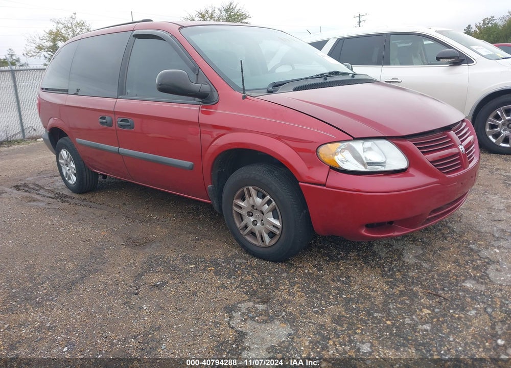 2005 DODGE CARAVAN SE VIN: 1D4GP25B05B376356