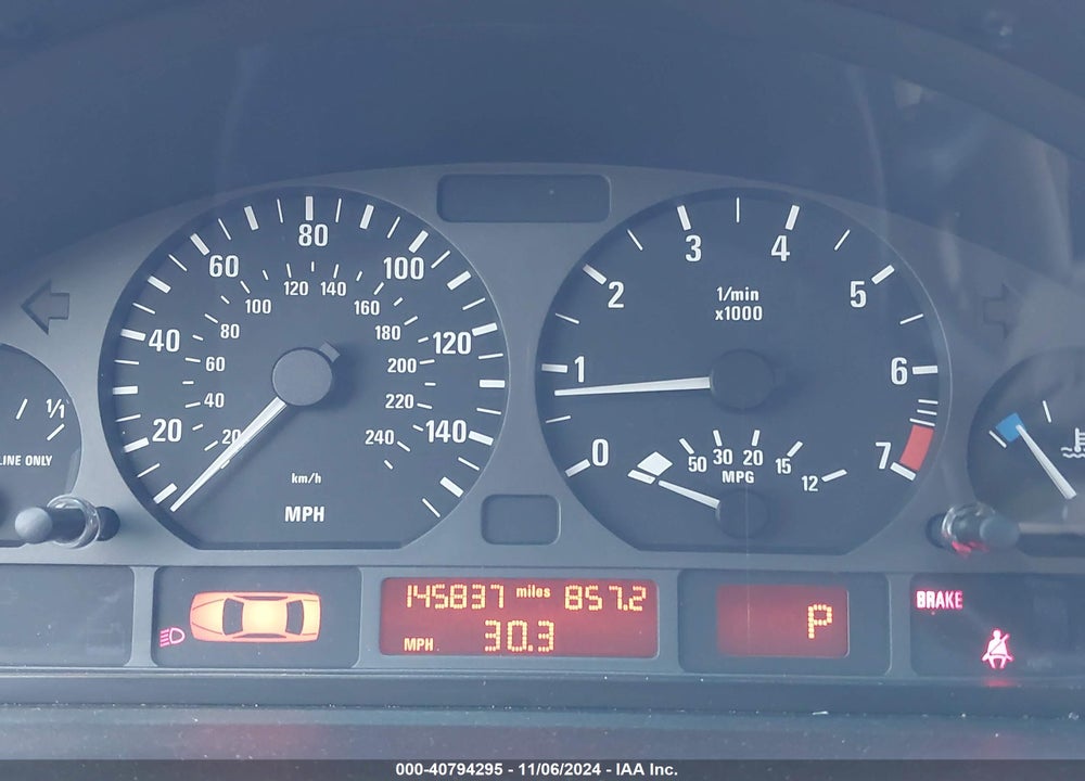 2003 BMW 325I VIN: WBAET37453NJ39634