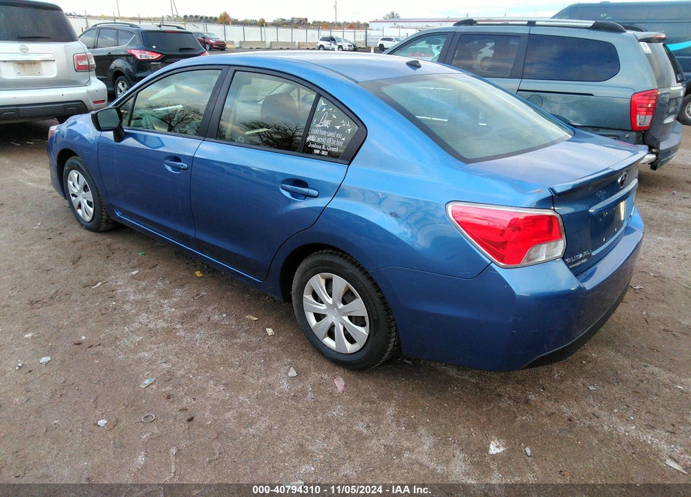 2016 SUBARU IMPREZA 2.0I VIN: JF1GJAA67GG023318