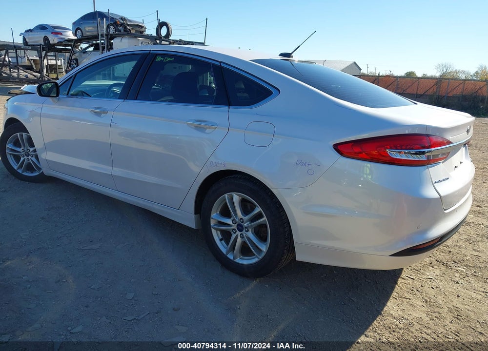 2018 FORD FUSION SE VIN: 3FA6P0HD6JR153907