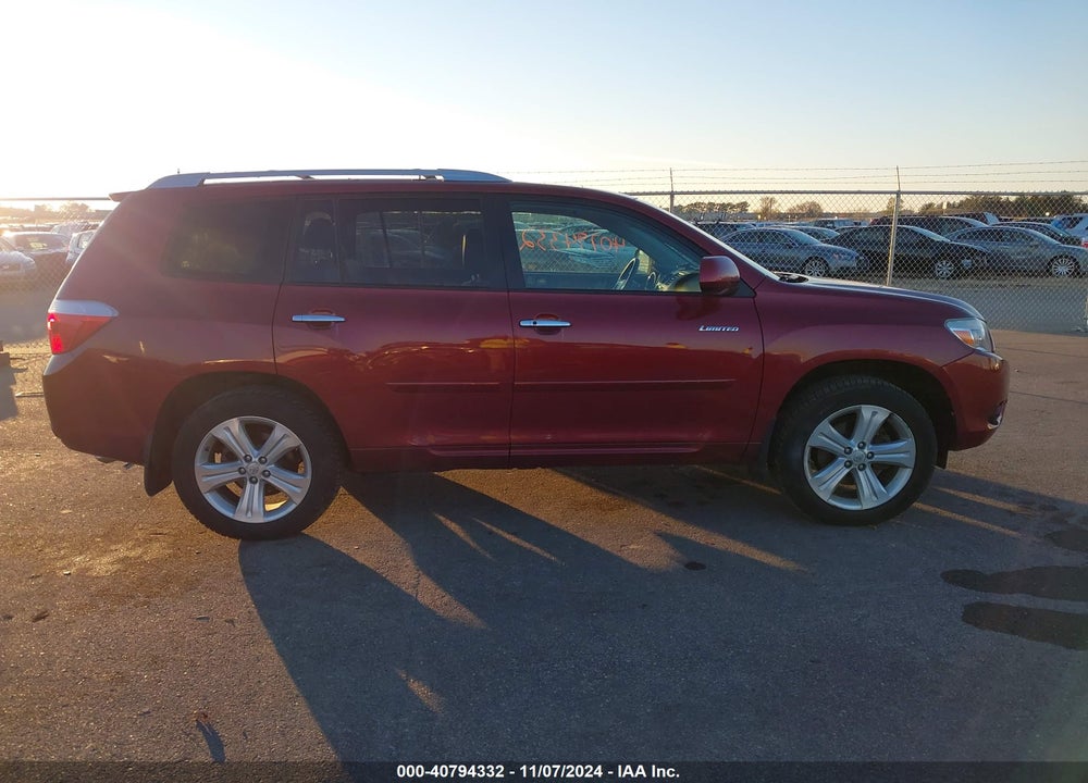 2009 TOYOTA HIGHLANDER LIMITED VIN: JTEES42A492122970