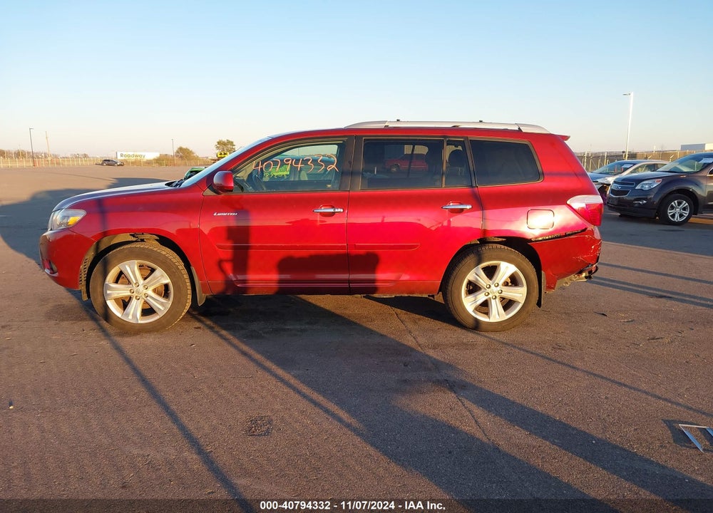 2009 TOYOTA HIGHLANDER LIMITED VIN: JTEES42A492122970