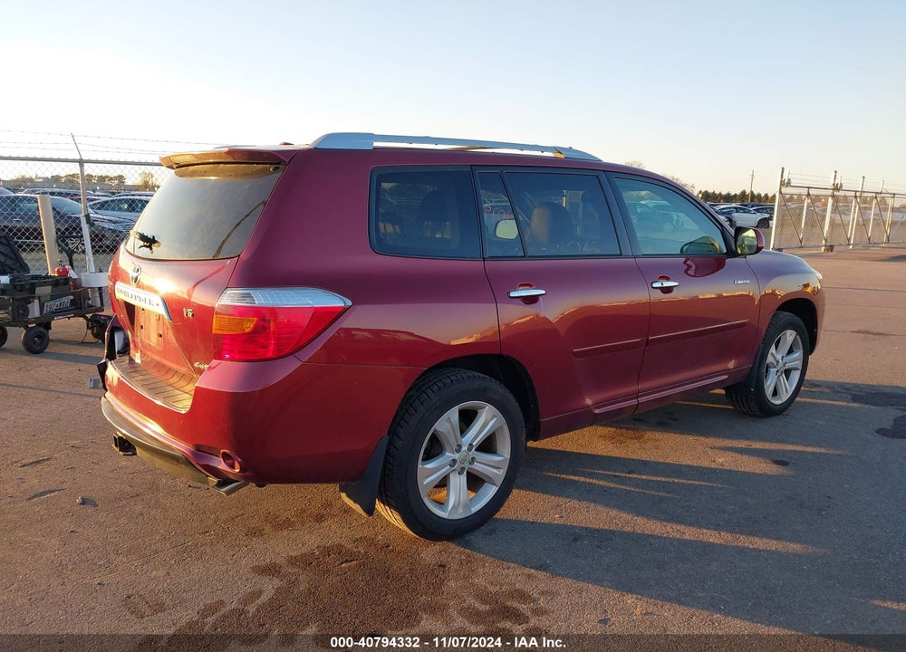 2009 TOYOTA HIGHLANDER LIMITED VIN: JTEES42A492122970