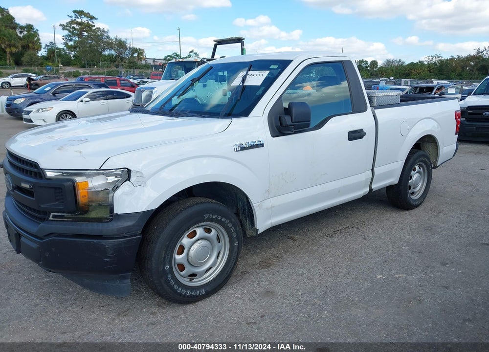 2019 FORD F-150 XL VIN: 1FTMF1CB9KKE51471