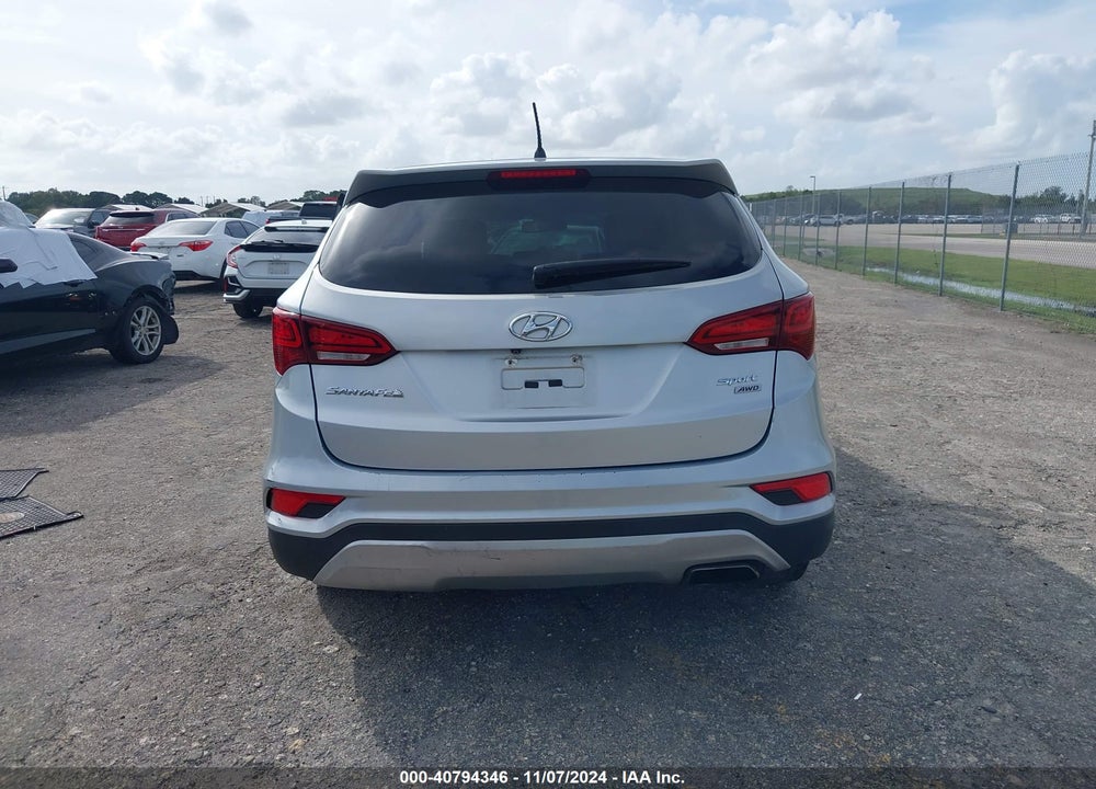 2018 HYUNDAI SANTA FE SPORT 2.4L VIN: 5XYZTDLB6JG525434