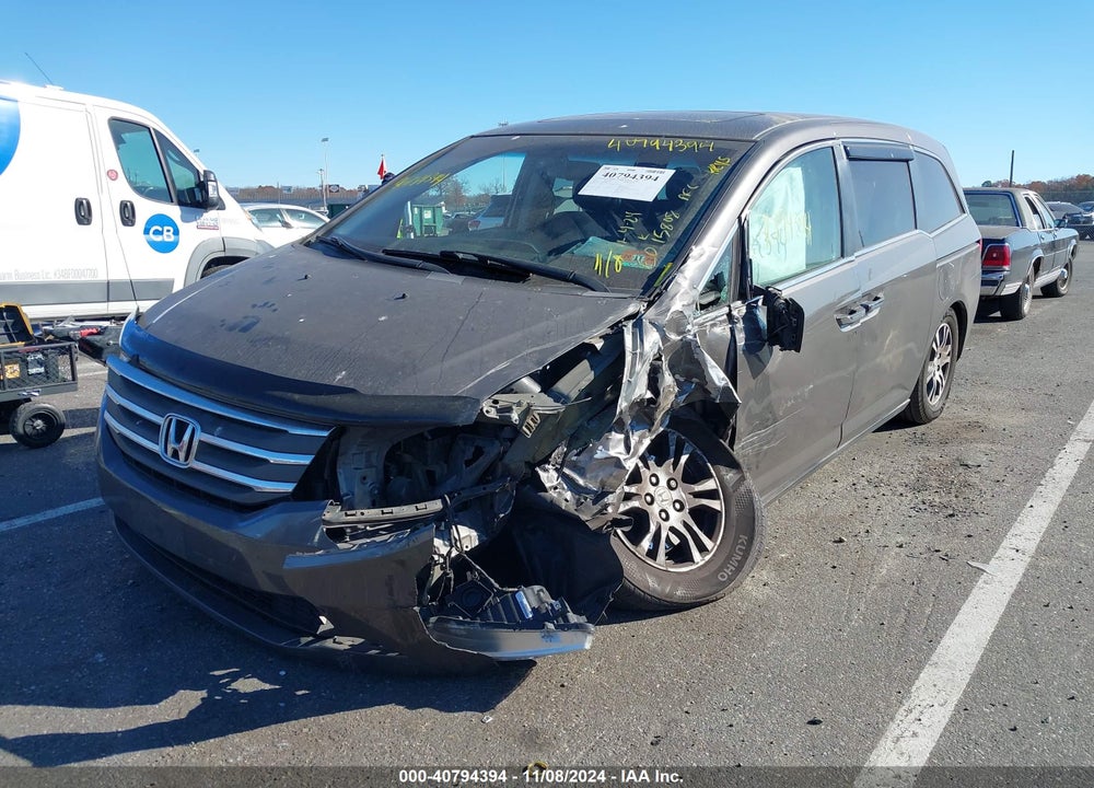2011 HONDA ODYSSEY EX-L VIN: 5FNRL5H61BB011453