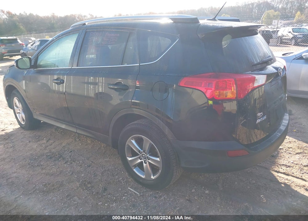 2015 TOYOTA RAV4 XLE VIN: 2T3RFREV4FW327908