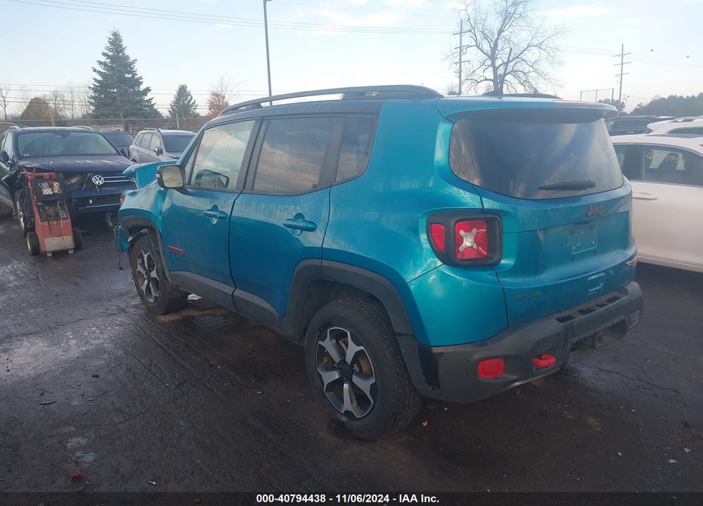 2022 JEEP RENEGADE TRAILHAWK 4X4 VIN: ZACNJDC18NPN82197